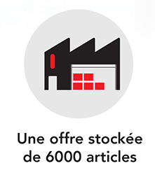 6000 références stockées