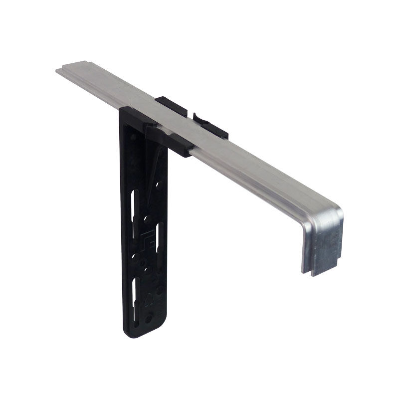 Equerre PVC RV-KSI pour fixation des tablettes aluminium
