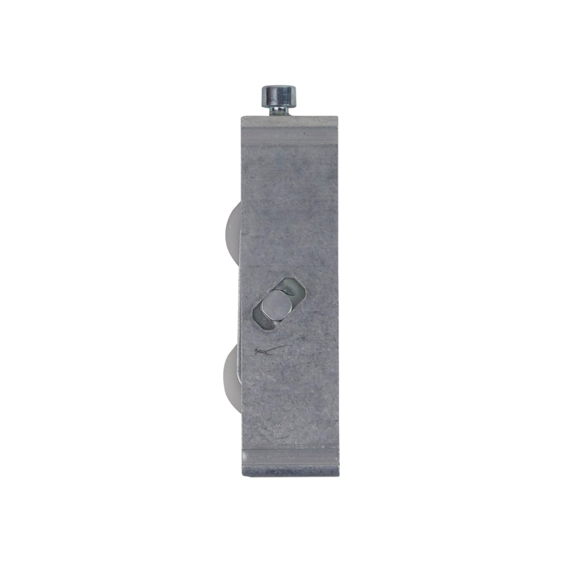 Chariot double réglable pour coulissant PVC