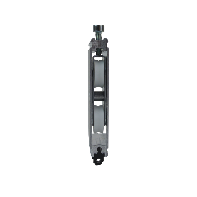 Chariot double réglable pour coulissant PVC