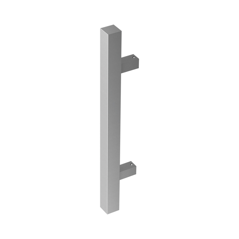 Poignée de tirage carrée inox supports droits - FORLOCK