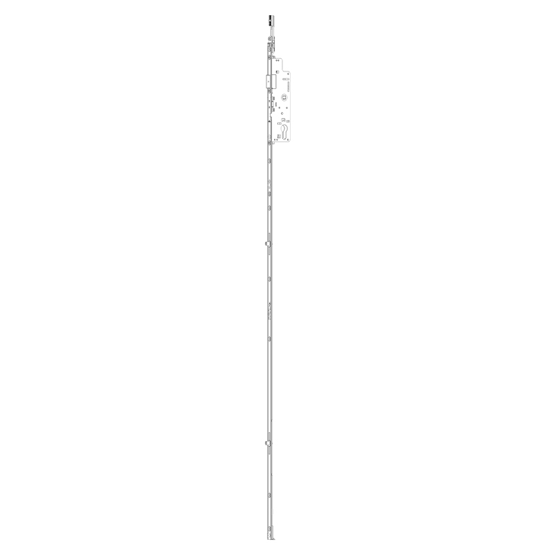 Crémone serrure PF H100 sans sortie de tringle