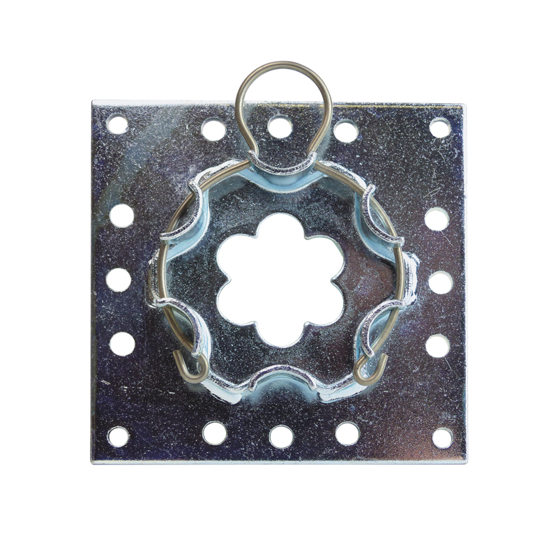 Support pour moteur de volet roulant, platine acier de 100x100mm - SELVE
