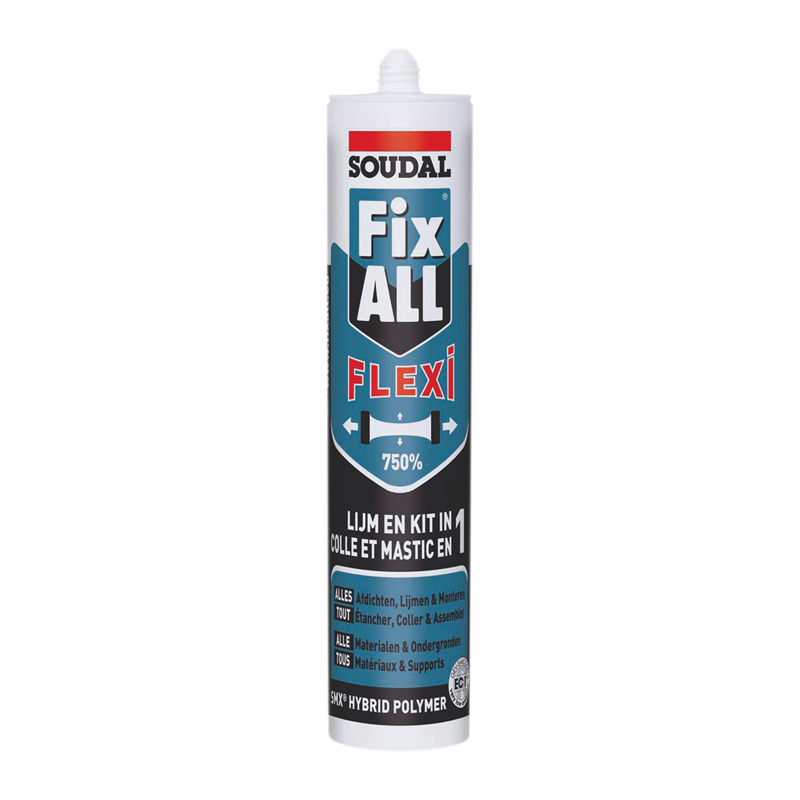 Mastic-colle MS polymères FIX ALL FLEXI - SOUDAL
