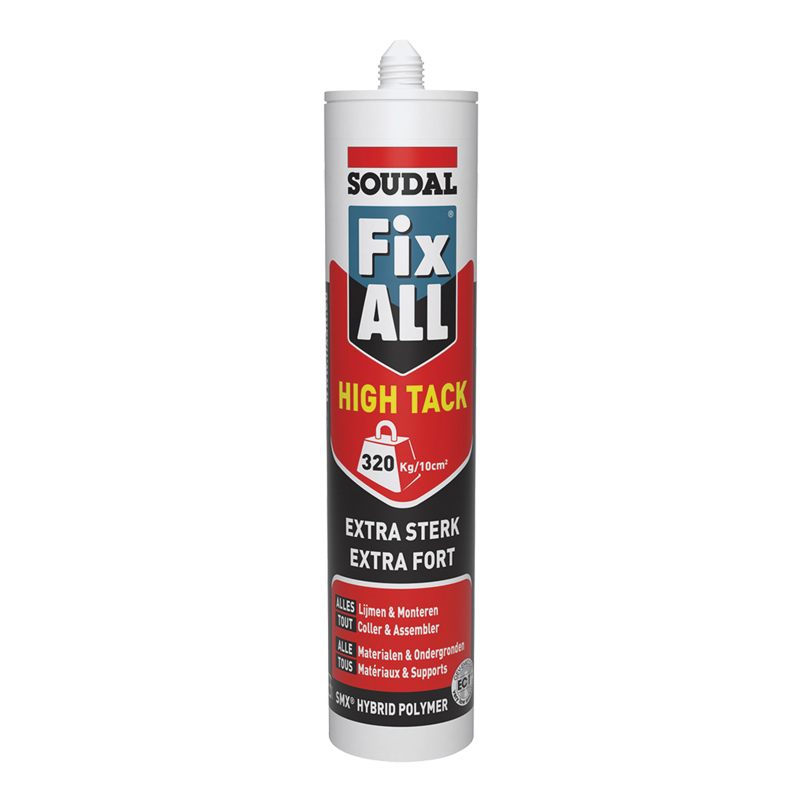Mastic-colle MS polymères FIX ALL HIGH TACK - SOUDAL