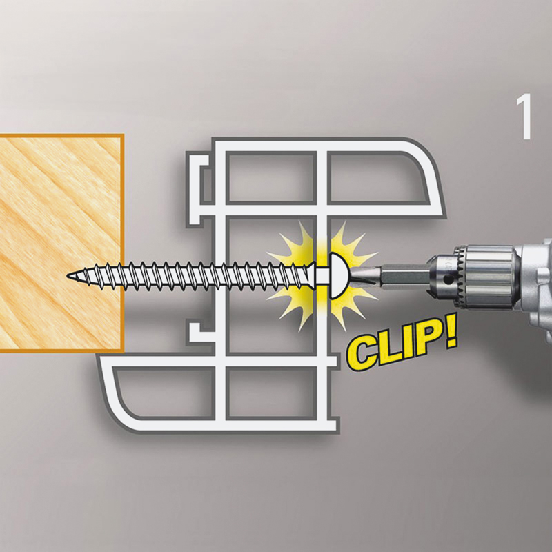 Vis de pose réglable FRAMEX CLIP
