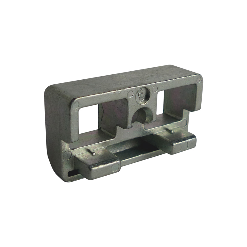 Gâche sortie de tringle sur dormant PVC