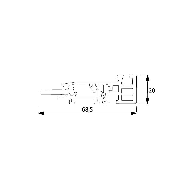 Seuil de porte ALU4RT - Aluplast 4000 - BILCOCQ