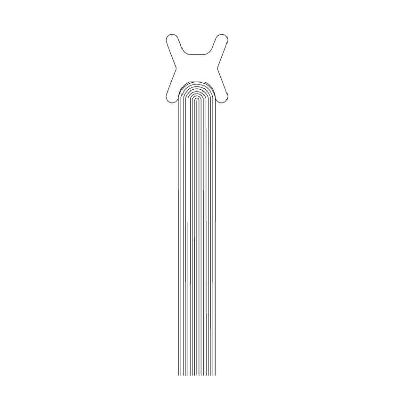Brosse pour rejet d'eau REHAU - 