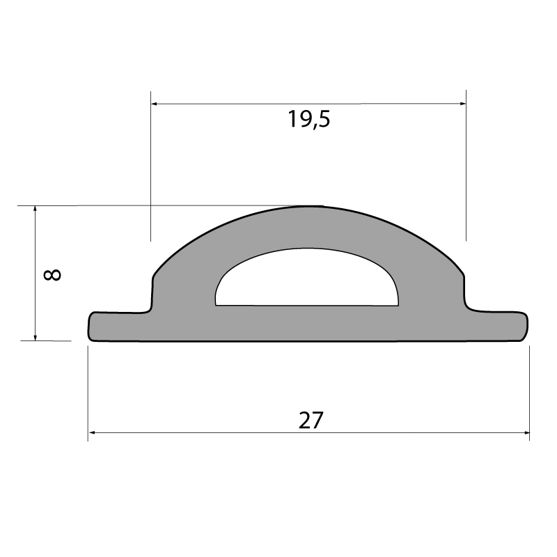 Joint de bas de porte TD20 - GUTMANN