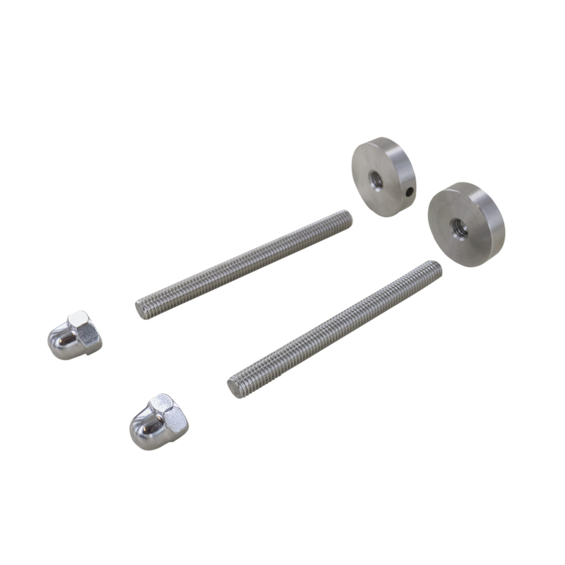 Kit de fixation simple traversant pour support tube inox Ø40mm - DUVAL