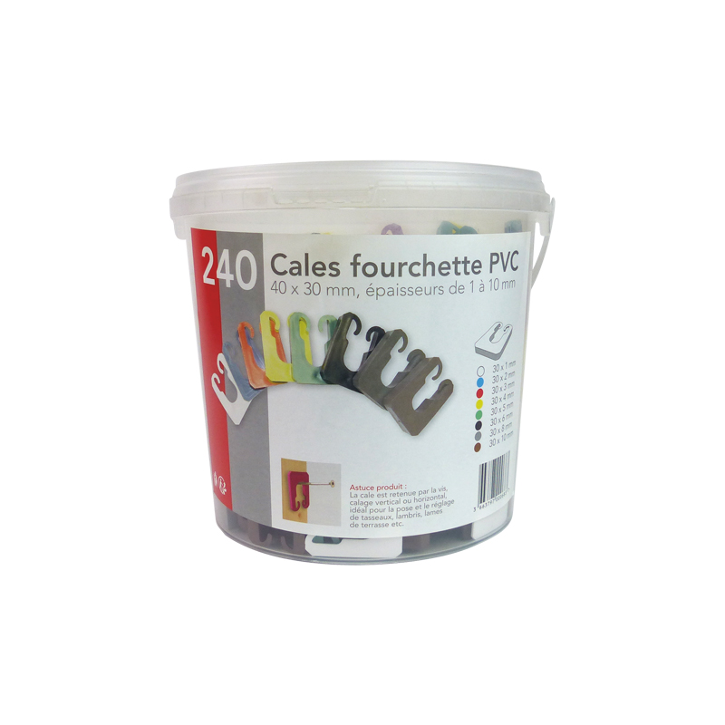Seau de 240 cales fourchette - 