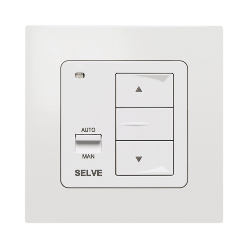 Télécommande bouton mural pour moteur de volet roulant - IVEO 1 canal - SELVE