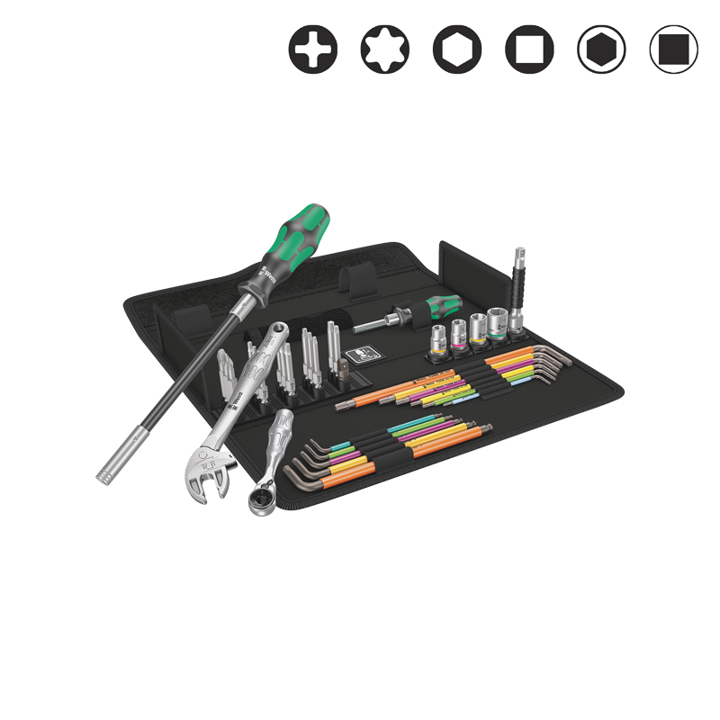 Jeu de 36 outils spécial installateur de fenêtre KRAFTFORM KOMPAKT - WERA