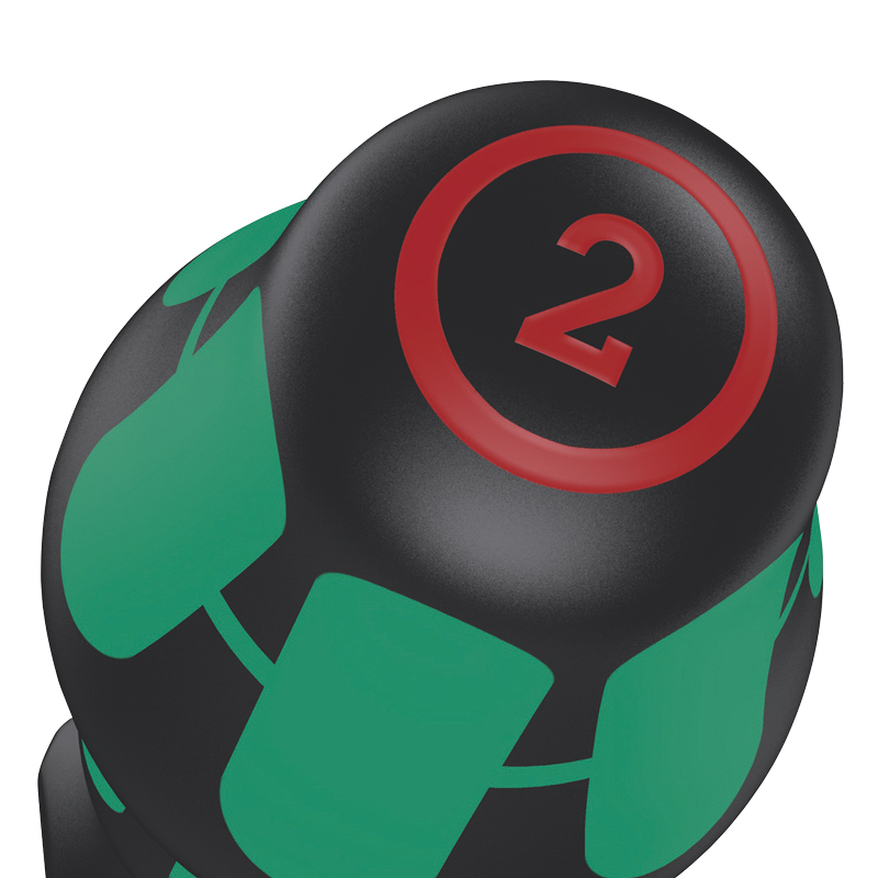 Jeu de 6 tournevis KRAFTFORM PLUS LASERTIP + rack