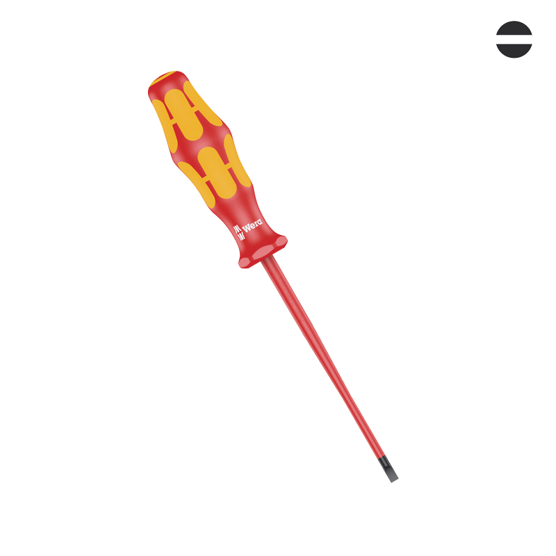 Tournevis à fente isolé KRAFTFORM PLUS lame slim - WERA