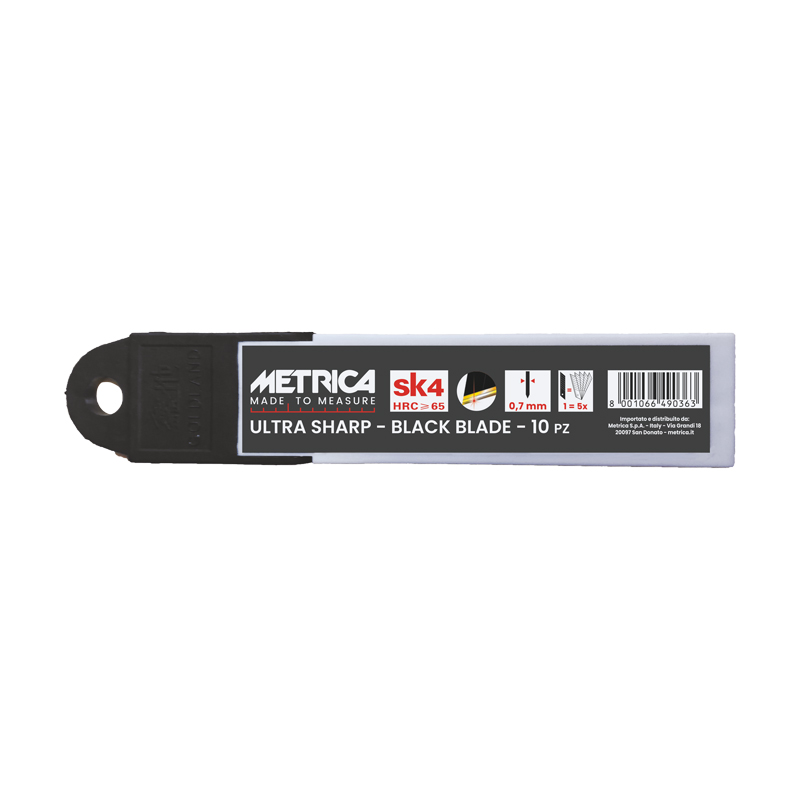 Lames de cutter 18mm BLACK BLADE - METRICA
