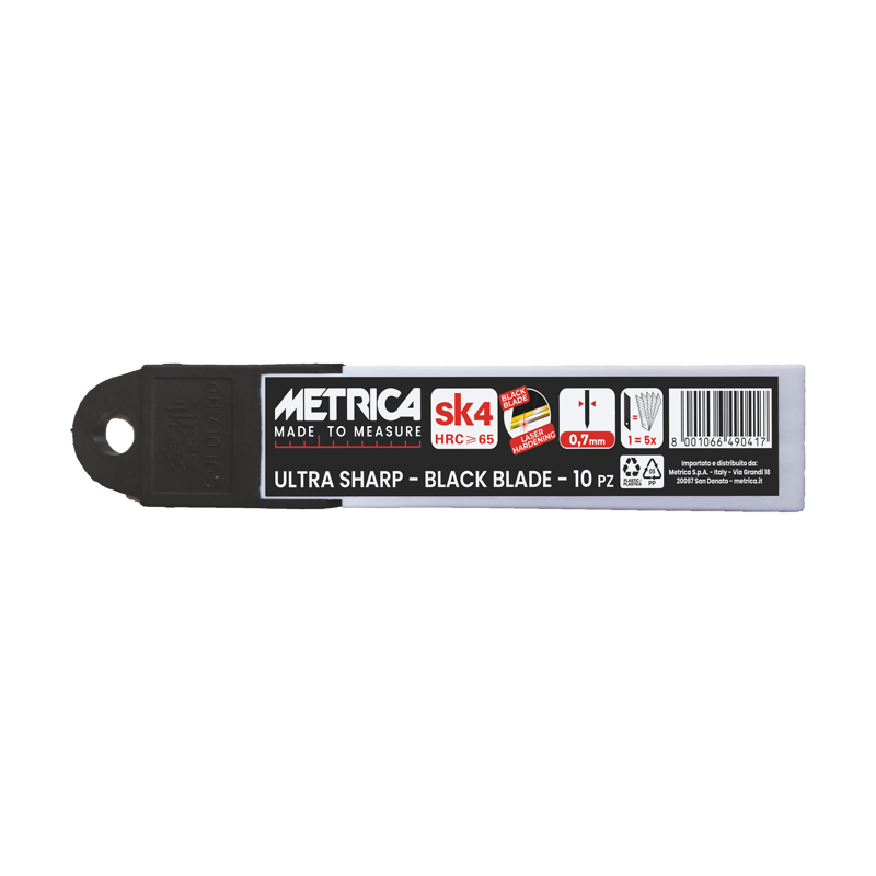 Lames de cutter 18mm BLACK BLADE POCKET - METRICA