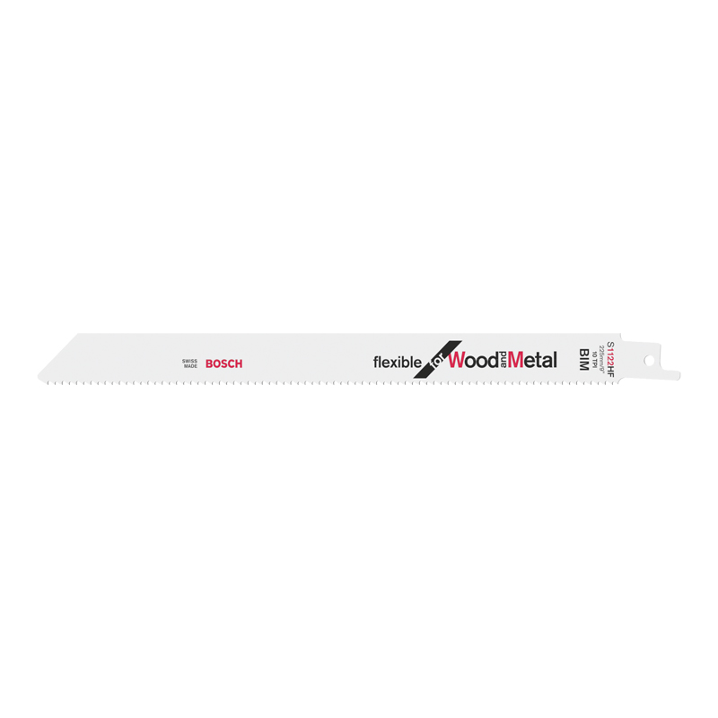 Lame de scie sabre S1122HF pour métal et bois 225mm - BOSCH