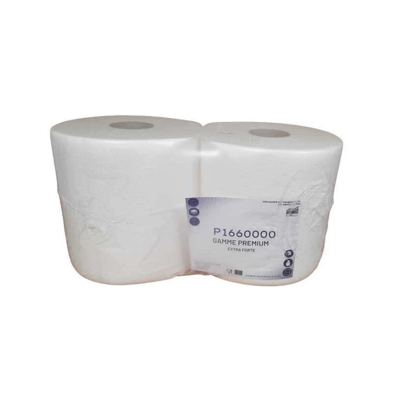 Papier d'essuyage ouate blanche PREMIUM - CRISTAL HYGIENE