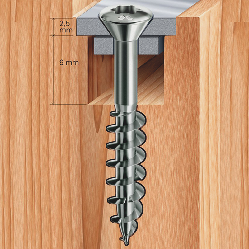 Vis à bois PANELVIT TD CUT spéciale ferrure