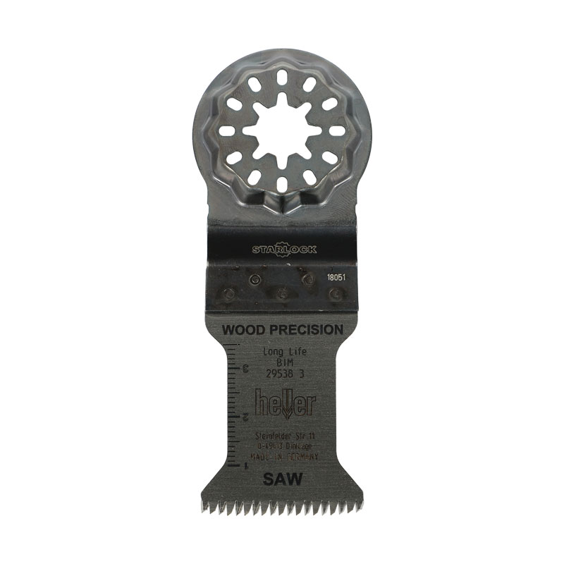 Lame oscillante bimétal pour bois et plastique denture japonaise - HELLER