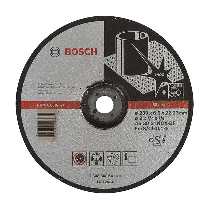 Disque à ébarber AS 30S pour inox - BOSCH