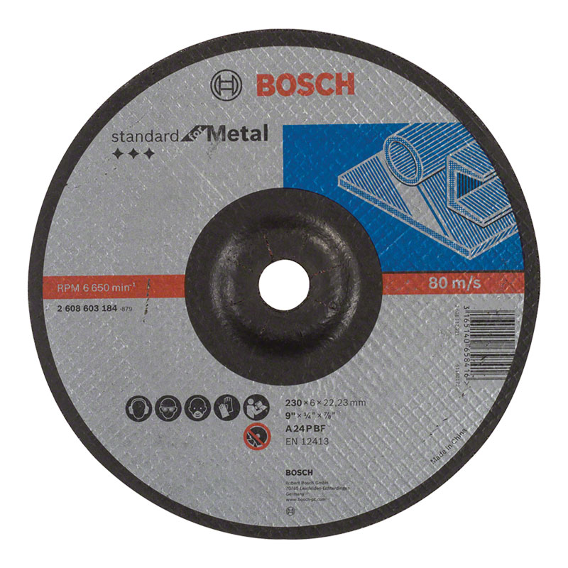 Disque à ébarber A 24 P BF pour métal - BOSCH