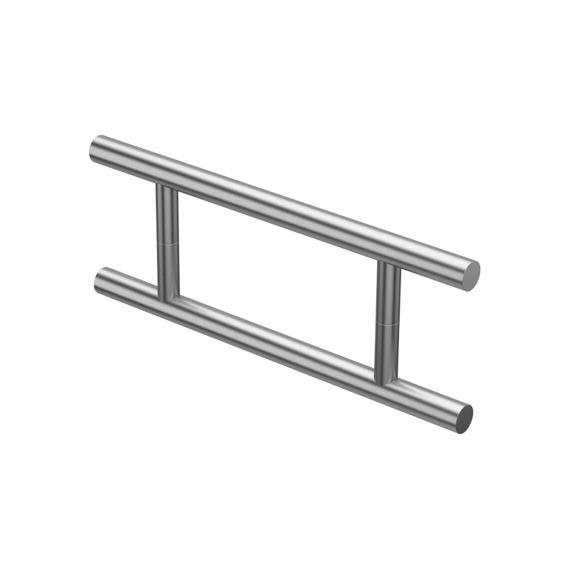 Poignée de tirage double inox supports droits - FORLOCK