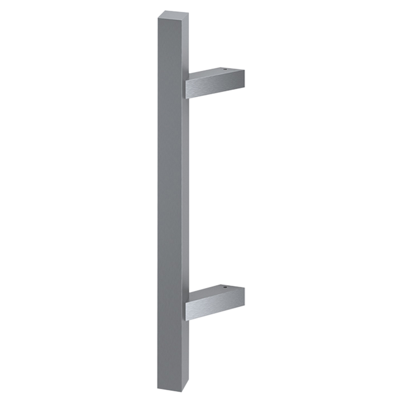 Poignée de tirage carrée inox supports inclinés - FORLOCK