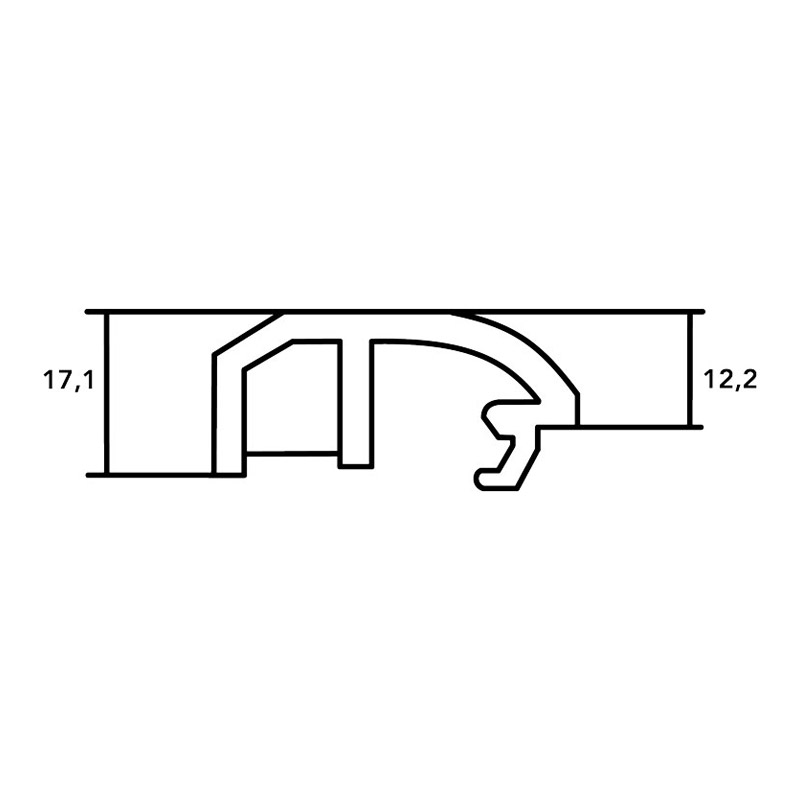 Cale de jeu dormant PVC - 