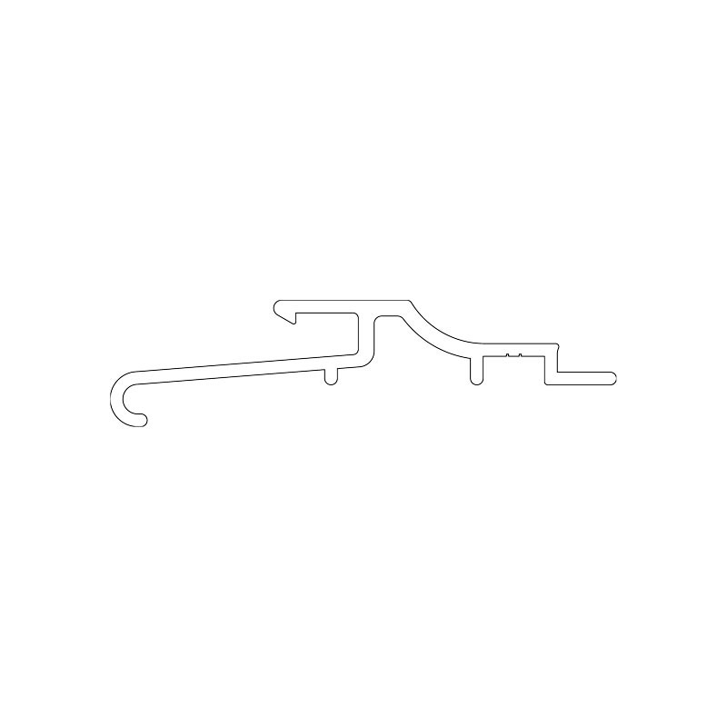 Profil alu de protection de passage pour seuil REHAU - 