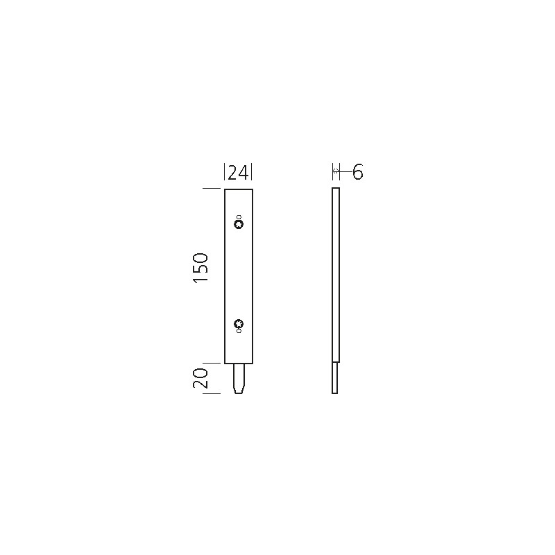 Sortie de tringle COMPACT - FUHR