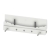Paumelle pour œil de bœuf PVC - 