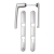 Garniture VITA saillie réduite sur plaques de 24MM - 