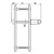 Garniture RIO-E saillie réduite sur plaques de 24mm - 
